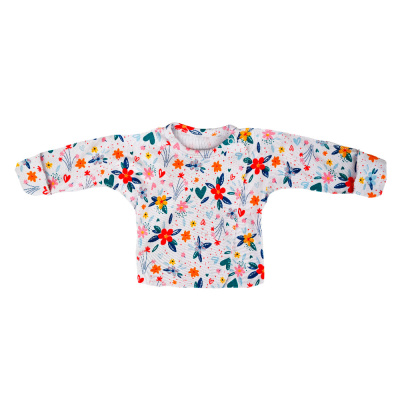 Распашонка Цветы Чуди Кидс 110123 белый 01